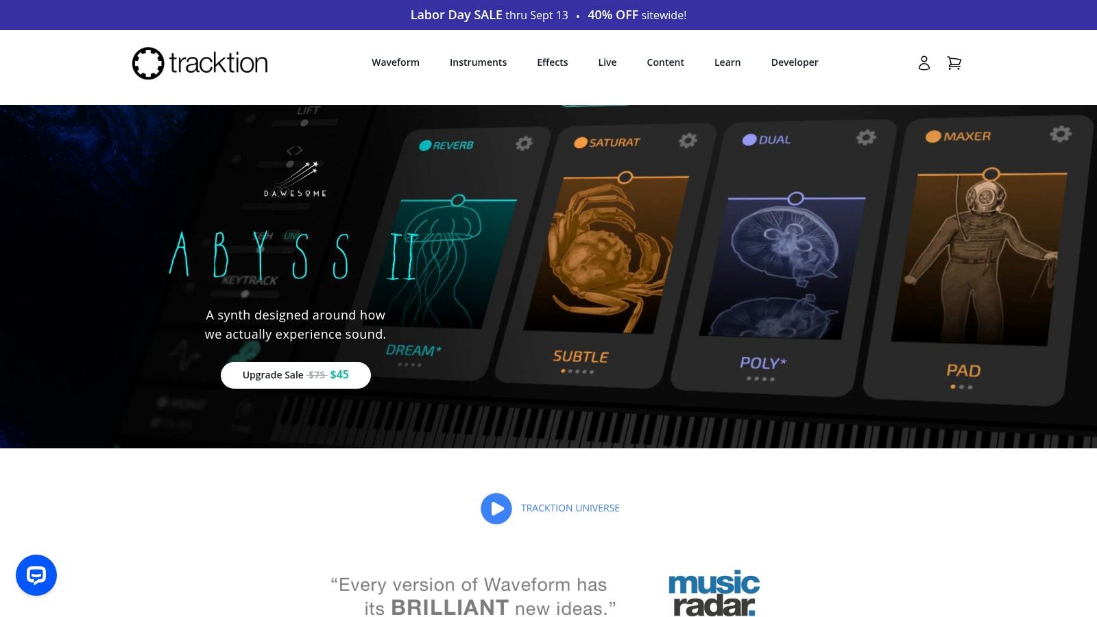 Tracktion Waveform Free
