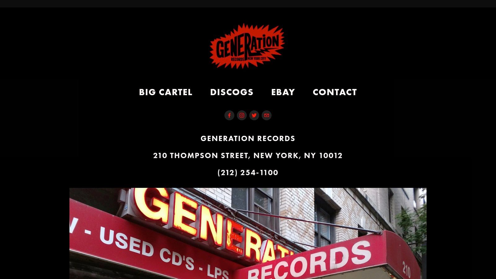 Generation Records (Greenwich Village, NYC)